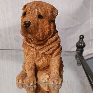 Brown Dog Figurine